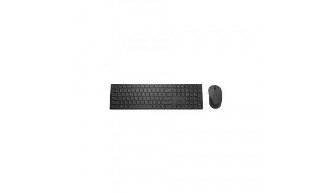 Dell Pro Keyboard and Mouse KM5221W Wireless, Batteries included, US, Black