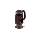 AD 1305 burgundy Czajnik elektryczny szklany led z regulacją temperatury 1,7l