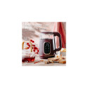AD 1305 burgundia klaasist led elektriline veekeetja reguleeritava temperatuuriga 1,7l