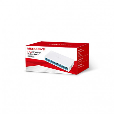 Mercusys MS108 võrgulüliti, 8 RJ45 porti 10/100 Mbps