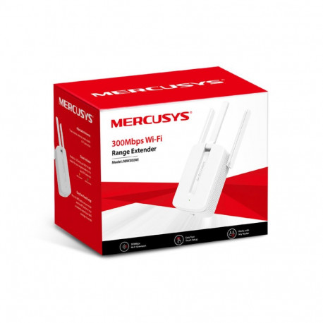 Mercusys MW300RE WiFi-signaali võimendi 3 antenni