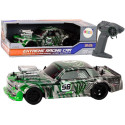RC 1:16 kummist ratastega drift roheline kaugjuhitav auto