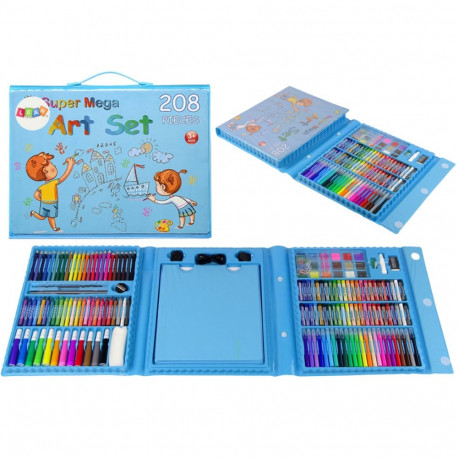 XXL kunstikomplekt kohver 208 elementi