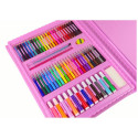 Zestaw Artystyczny Walizka Różowa 208 Elementów