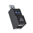 Sbox H-606 3 Port USB-A (1x 3,0,  2x 2,0)