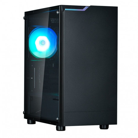 Zalman T4 Plus Black  Mini Tower Case, 120mm ARGB Fan x1