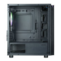 Zalman T4 Plus Black  Mini Tower Case, 120mm ARGB Fan x1