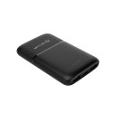 Tellur 5000mAh power bank 2xUSB+USB-C+MicroUSB black