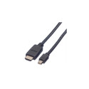 VALUE Mini DisplayPort Cable, Mini DP-HDTV, M/M, 3 m