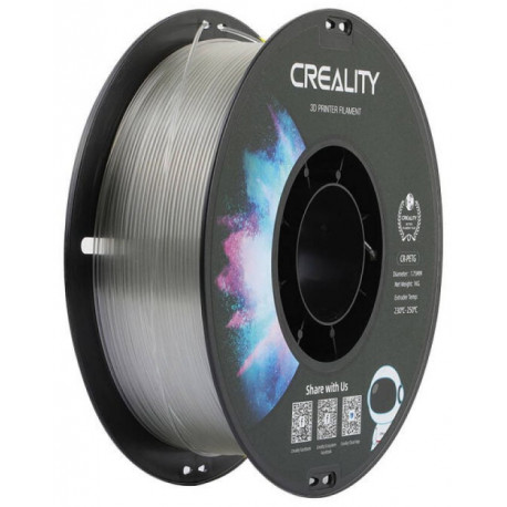 Creality пластик для 3D-принтера CR-PETG 1.75 мм 1 кг, прозрачный