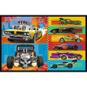 TREFL HOT WHEELS puslede komplekt Mänguautod, 2x70 osa