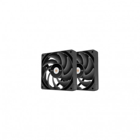 "120mm Thermaltake TOUGHFAN 12 Pro PC Cooling Fan 2 Pack Black"