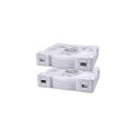 "120mm Thermaltake SWAFAN EX12 RGB PC Cooling Fan White TT Premium Edition 3 Pack"