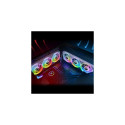 "140mm Thermaltake SWAFAN EX14 RGB PC Cooling Fan White TT Premium Edition 3 Pack"