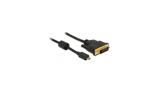 "DELOCK Kabel Micro HDMI D Stecker > DVI 24+1 Stecker 2 m"
