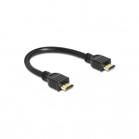"DELOCK Kabel HDMI A-A St/St High Speed HDMI with Ethernet 25cm"