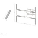 "Select VESA-Erweiterungskit für WL40S-950BL18 von VESA 800x600 zu VESA 1200x900 mm 125KG Black Neom