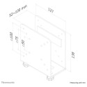 "Universelle Thin Client Halterung Montage auf VESA 75/100 7KG THINCLIENT-20 Neomounts"