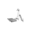 "Sit-Stand-Workstation mit Wandhalterung für einen Monitor bis zu 24"" ICY BOX"