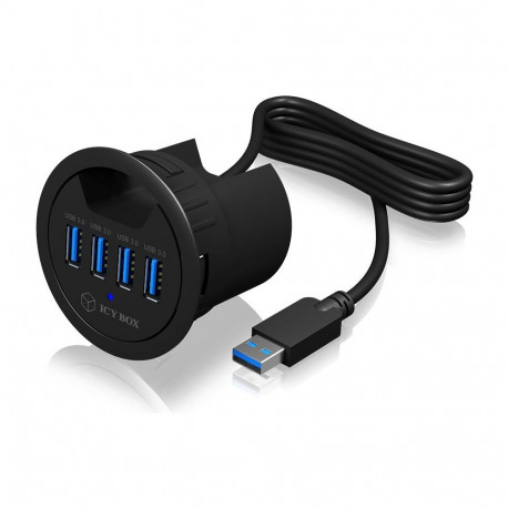 "HUB Tisch-Hub 4x USB 3.0 Type-A ICY BOX"