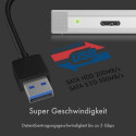 "2.5 6cm 1x SATA 2.5"" zu 1x USB 3.0 Host. Schreibschutz ICY BOX"