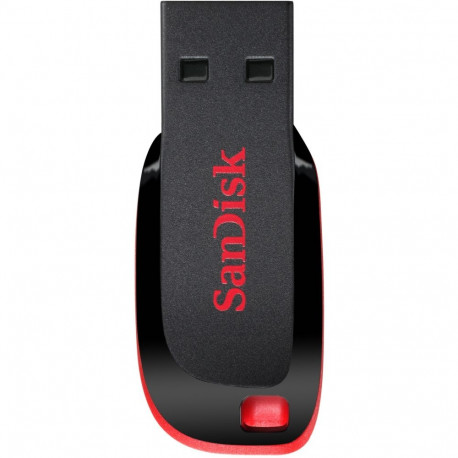 "STICK 32GB USB 2.0 SanDisk Cruzer Blade black/red"