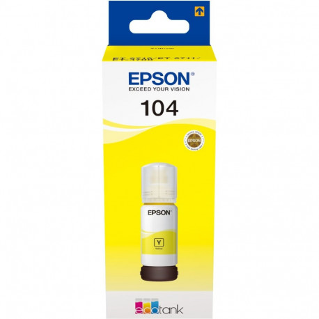 "Epson Tinte 104 EcoTank C13T00P440 Gelb bis zu 7.500 Seiten"