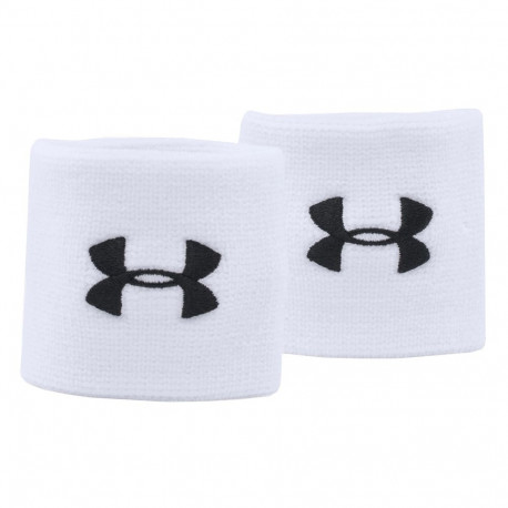 Frotki na rękę Under Armour Performance Wristbands białe 1276991 100