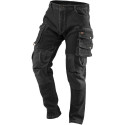 Neo DENIM tööpüksid, must, suurus M