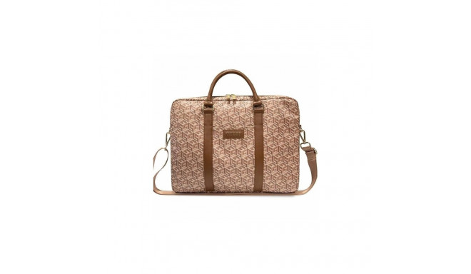 Guess Bag GUCB15HGCFSEW 16"brown GCube Stripes