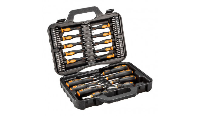 Neo Set of screwdrivers and screwdriver bits 58 pieces (04-211)