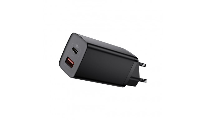 Baseus GaN CCGAN2L-B01 Network Charger USB USB-C 65W 5A Quick Charge 3.0 Black