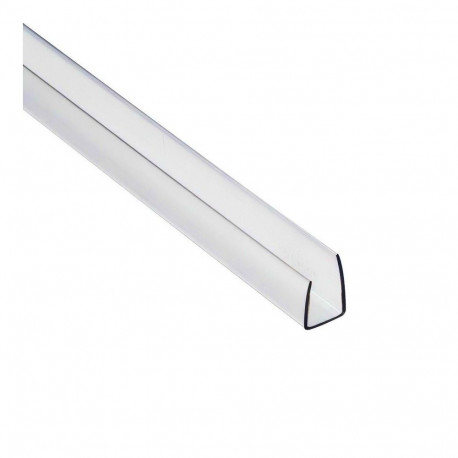 Protective edge U-profile for polycarbonate 8mm, 4pcs.
