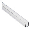 Protective edge U-profile for polycarbonate 8mm, 8pcs.