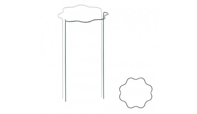 Lainerõnga tugi taimedele 1/2 ratas, läbimõõt 30 cm / kõrgus 115 cm