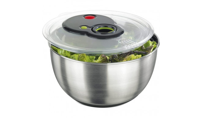 Emsa TURBOLINE salad spinner, bowl (stainless steel/transparent)
