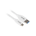 Sharkoon USB 3.1 Cable A-C - white - 0.5m