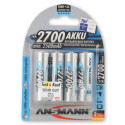 Ansmann Mignon NiMh battery 4xAA 2700mA