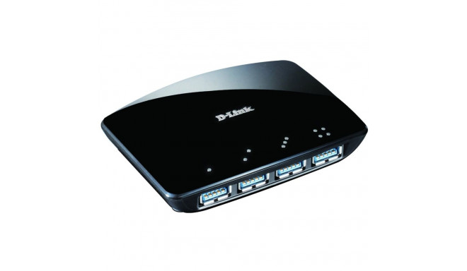 D-Link 4-Port USB 3.0 Hub Active with power adapter