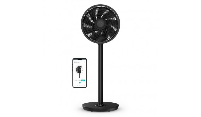 Duux Fan | Whisper Flex 2 | Stand Fan | Black | Diameter 34 cm | Number of speeds 30 | Oscillation |