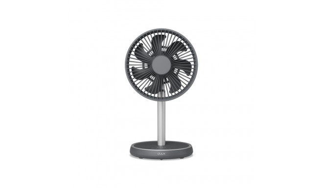 Duux Fan | Rize Flex | Stand Fan | Grey | Diameter 21 cm | Number of speeds 4 | Oscillation | 10 W |