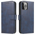 Hurtel Magnet Case for Samsung A15 with flap and wallet - blue