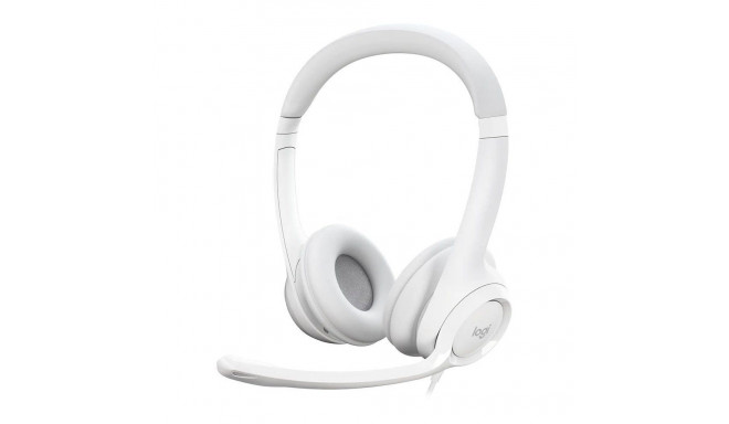 Logitech LOGI H390 USB Computer Headset - WHITE