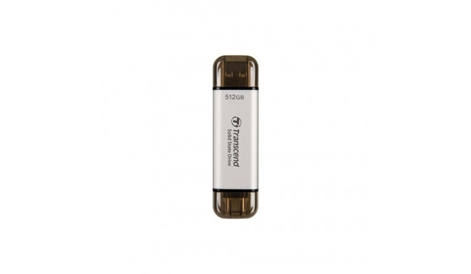 Transcend External SSD||ESD310|512GB|USB-C|USB|3D NAND|Write speed 900 MBytes/sec|Read speed 1050 MB