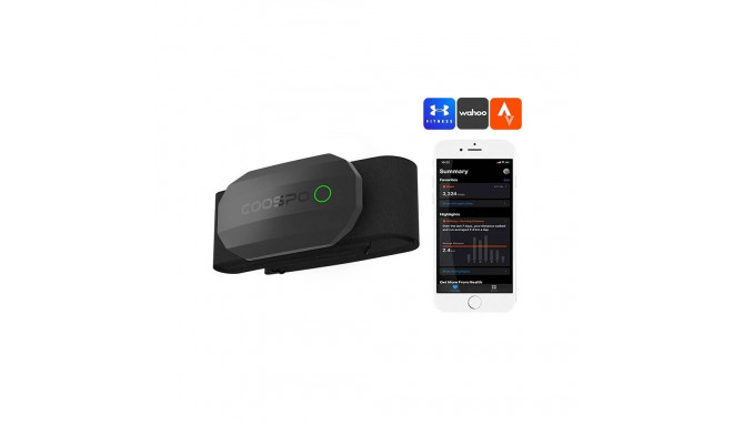 Coospo Chest Heart Rate Monitor Coospo H808S-B compatibile with z: Strava, wahooo, mapmyfitness etc.