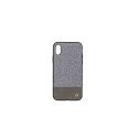 Tellur Apple Cover Synthetic Leather Glitter II for iPhone X/XS silver