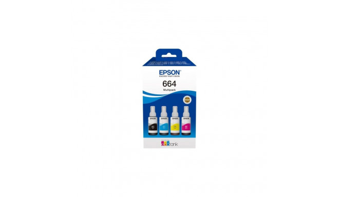 EPSON 664 EcoTank 4-colour multipack | C13T66464A | 664 EcoTank 4-colour multipack | Ink tank | Blac