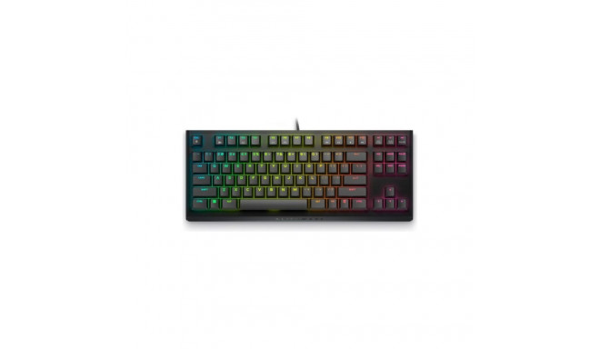 Dell Alienware Tenkeyless AW420K | Gaming Keyboard | Wired | EN | Dark Side of the Moon | CHERRY MX 