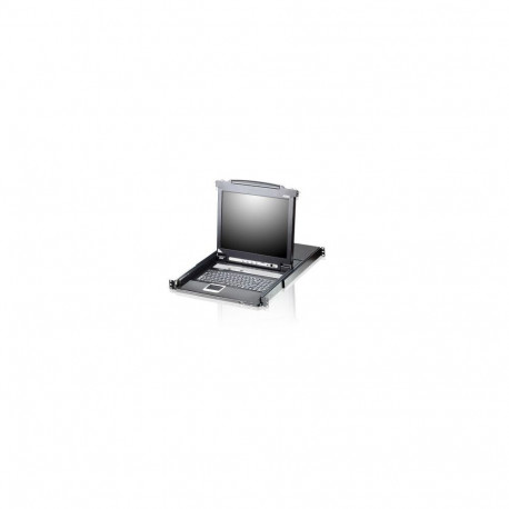 Aten CL5708M 8-Port PS/2-USB VGA 17" LCD KVM Switch with Daisy-Chain Port and USB Peripheral Support