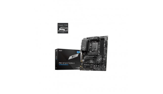 MSI Mainboard||Intel B760 Express|LGA1700|Memory DDR4|Memory slots 4|5xPCI-Express 5.0 16x|2xM.2|1xH